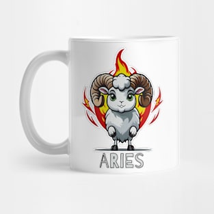 Aries Ram Fire Zodiac Sign Mug